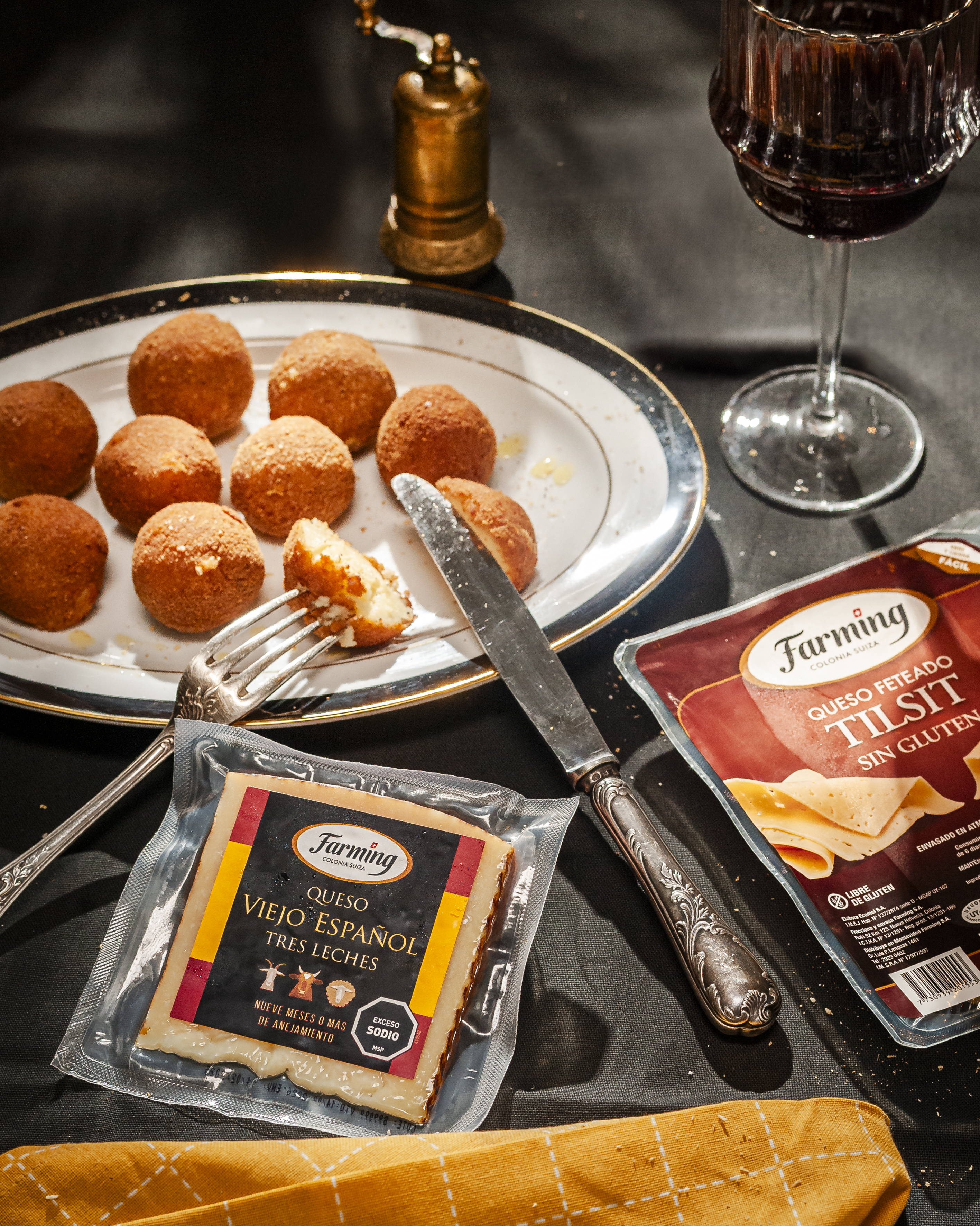 Croquetas de Queso Viejo Español Tres Leches