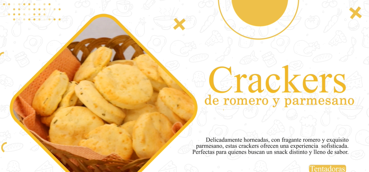 Crackers de Romero y Parmesano