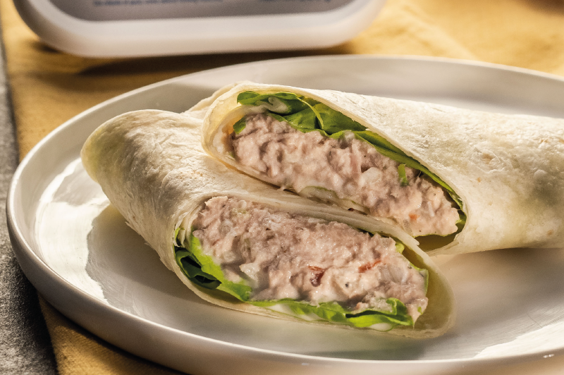 Wrap De Atún Con Queso Light